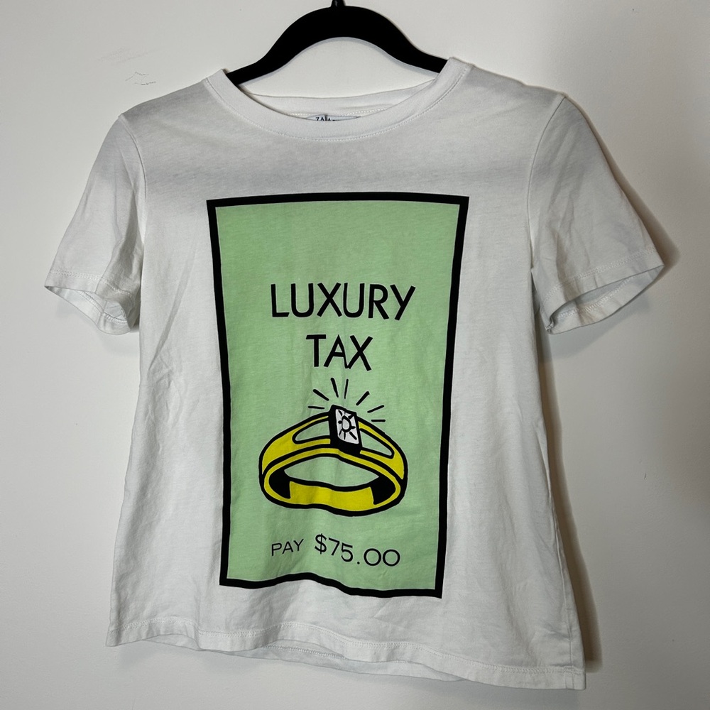Luxury tax t shirt size small women’s
